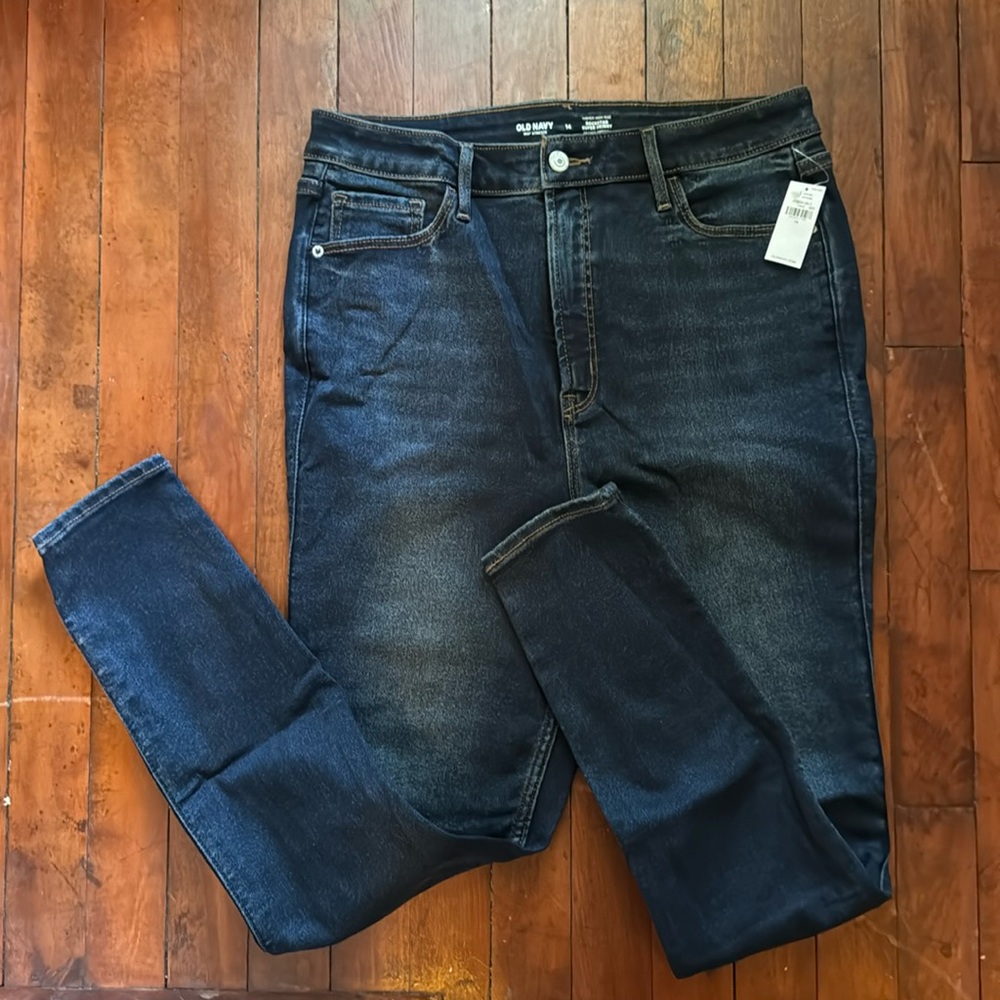 Old Navy higher high-rise rockstar super skinny nwt